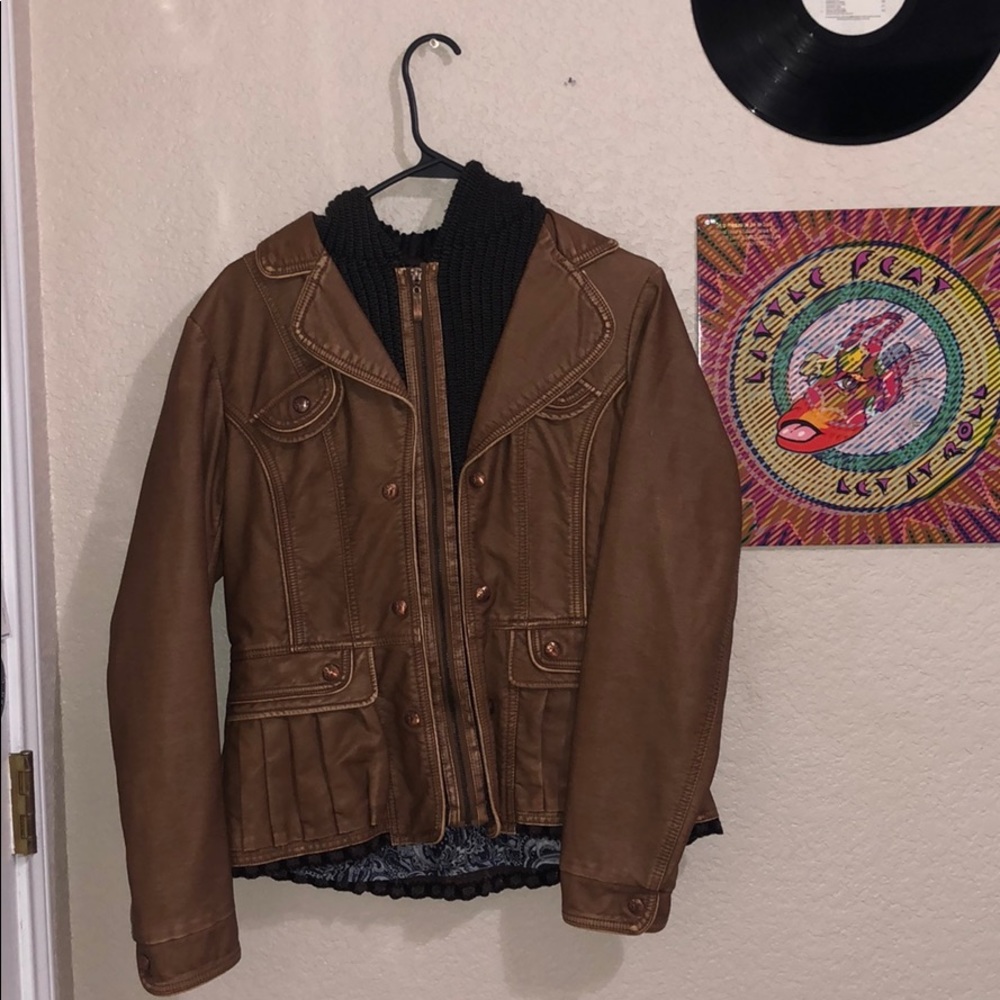 Leather jacket
